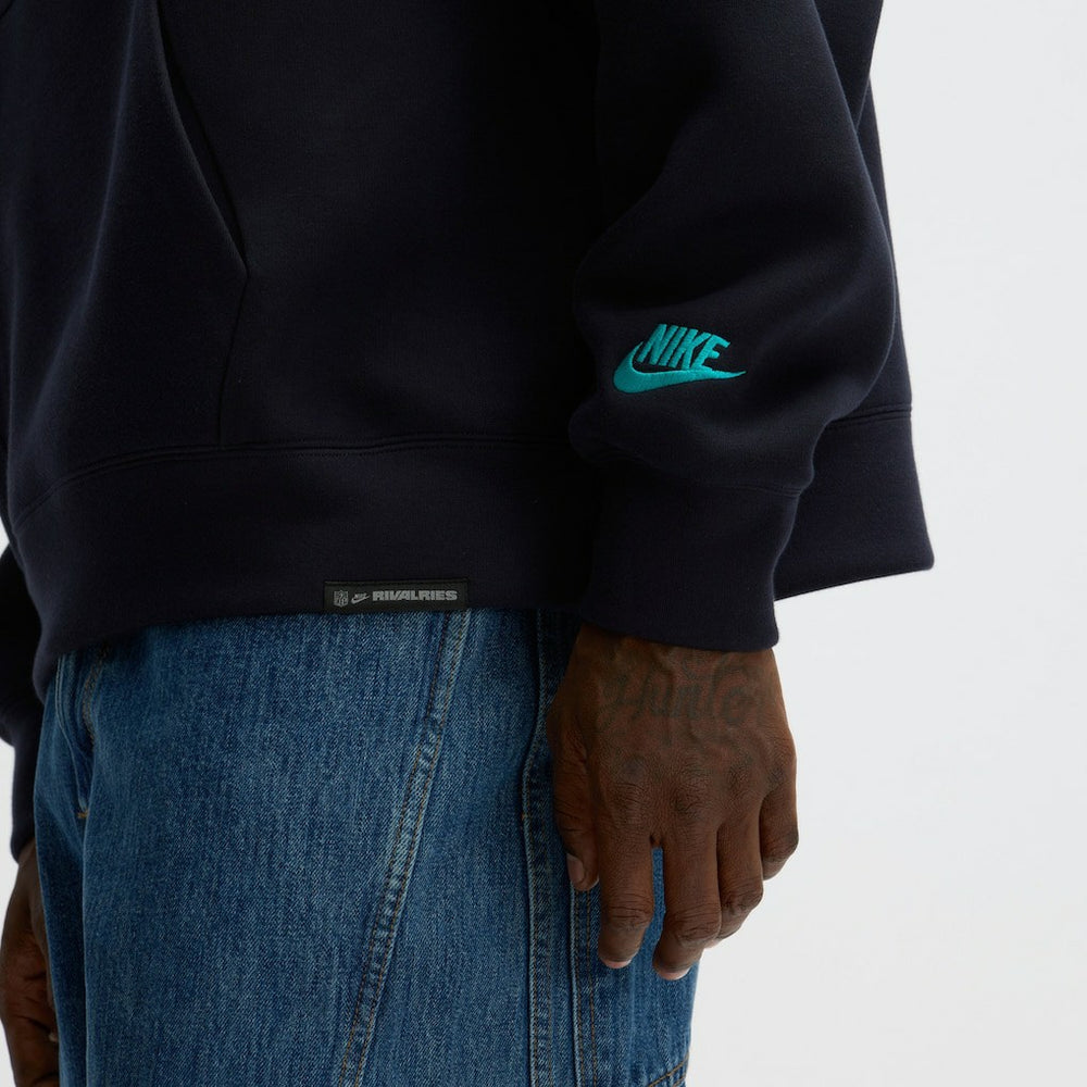 2025 Rivalries Collection Oversized Tech Fleece Hoodie - Miami Dolphins Hoodies