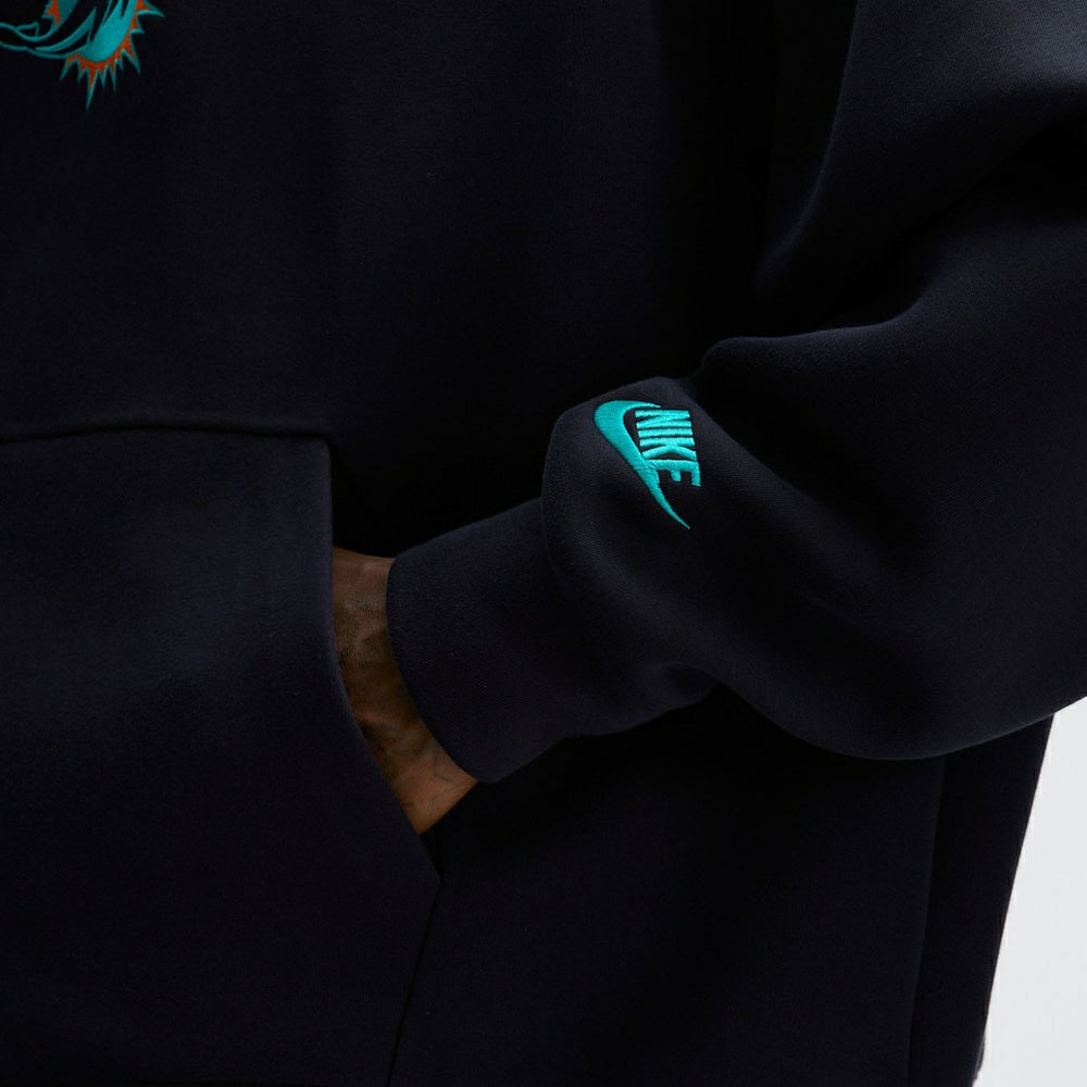 2025 Rivalries Collection Oversized Tech Fleece Hoodie - Miami Dolphins Hoodies