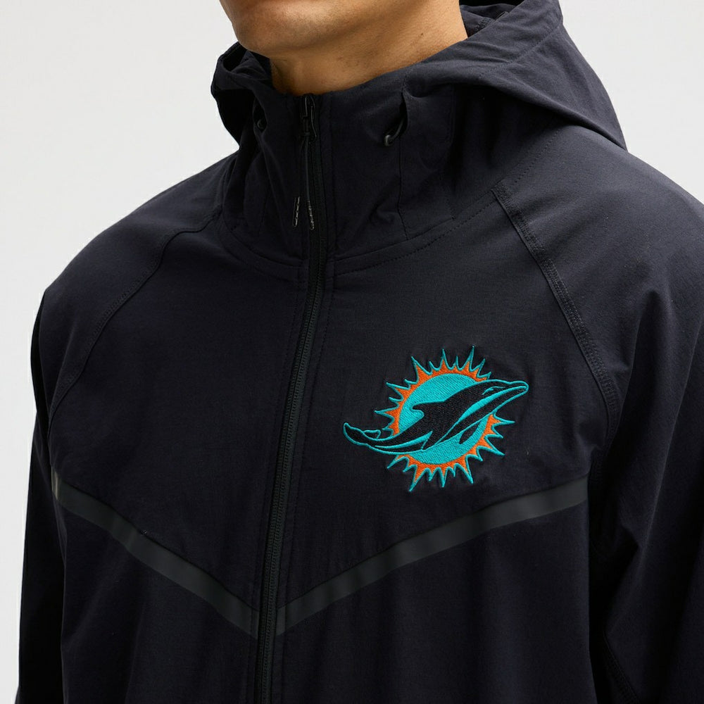 2025 Rivalries Collection Tech Raglan Full-Zip Jacket - Miami Dolphins Jackets