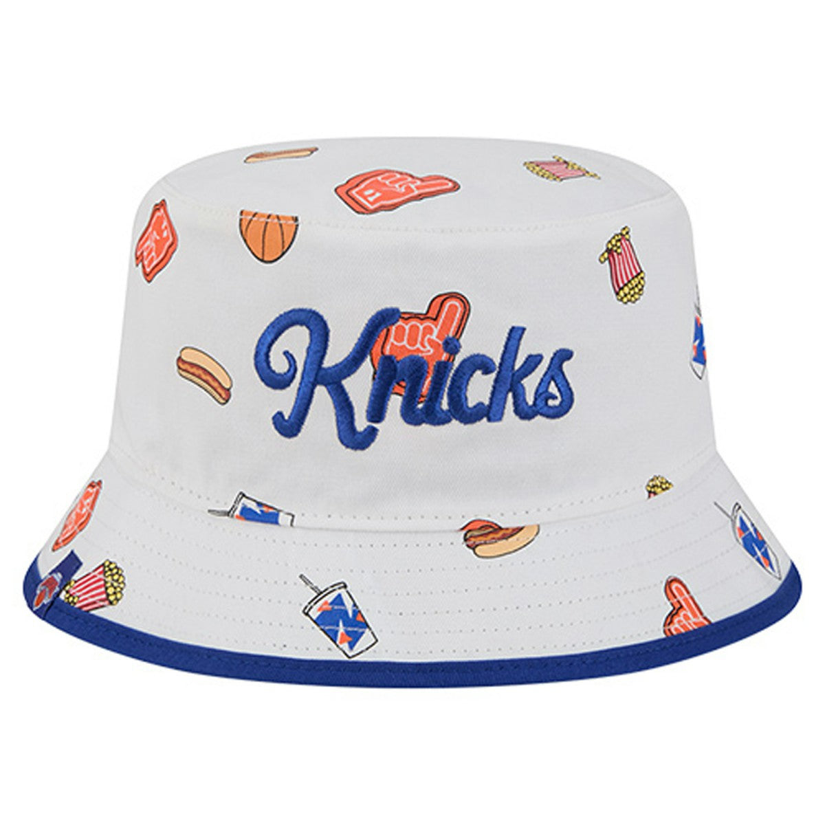 New Era New York Knicks Team Cheer Reversible Bucket Hat