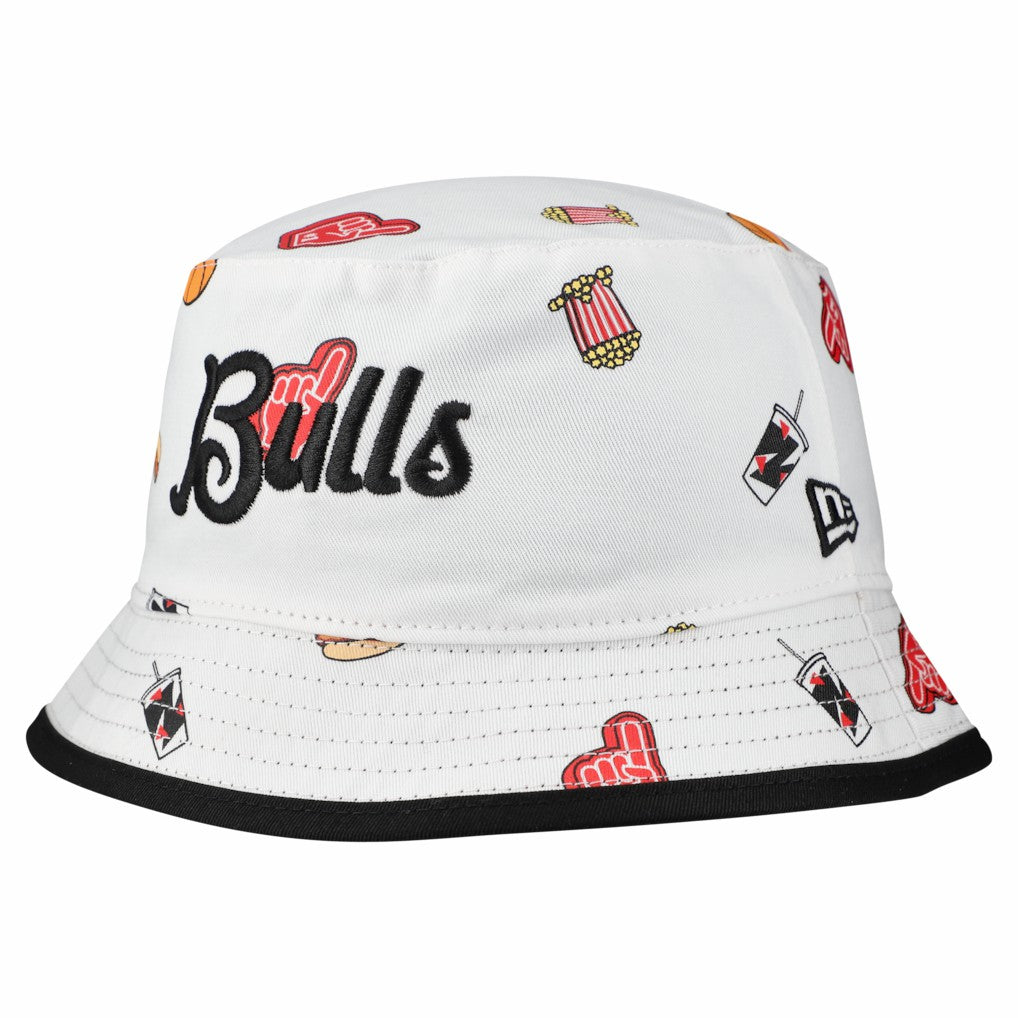 New Era Chicago Bulls Team Cheer Reversible Bucket Hat