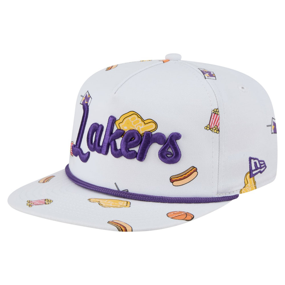 New Era Los Angeles Lakers Team Cheer Rope 19TWENTY Adjustable Hat