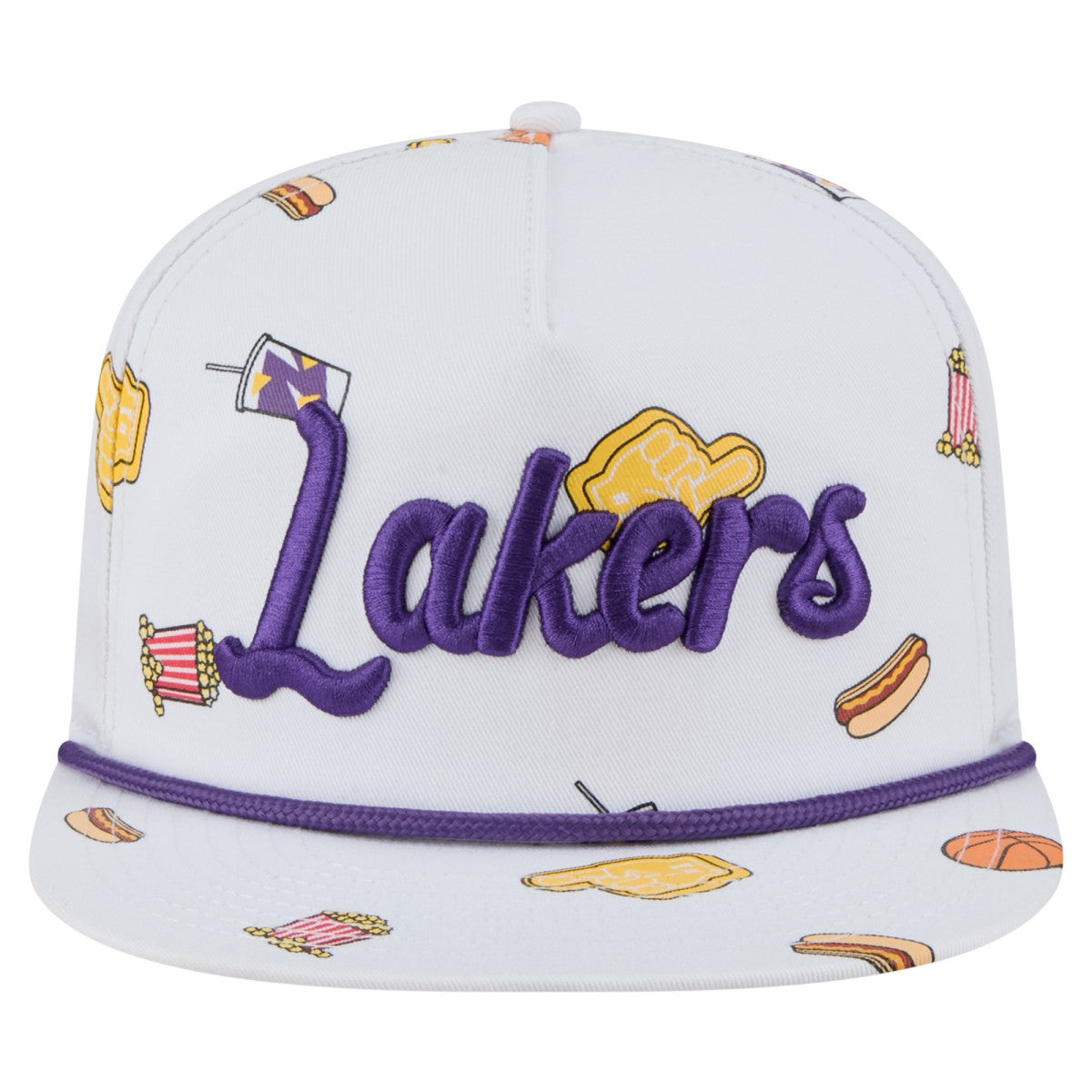 New Era Los Angeles Lakers Team Cheer Rope 19TWENTY Adjustable Hat