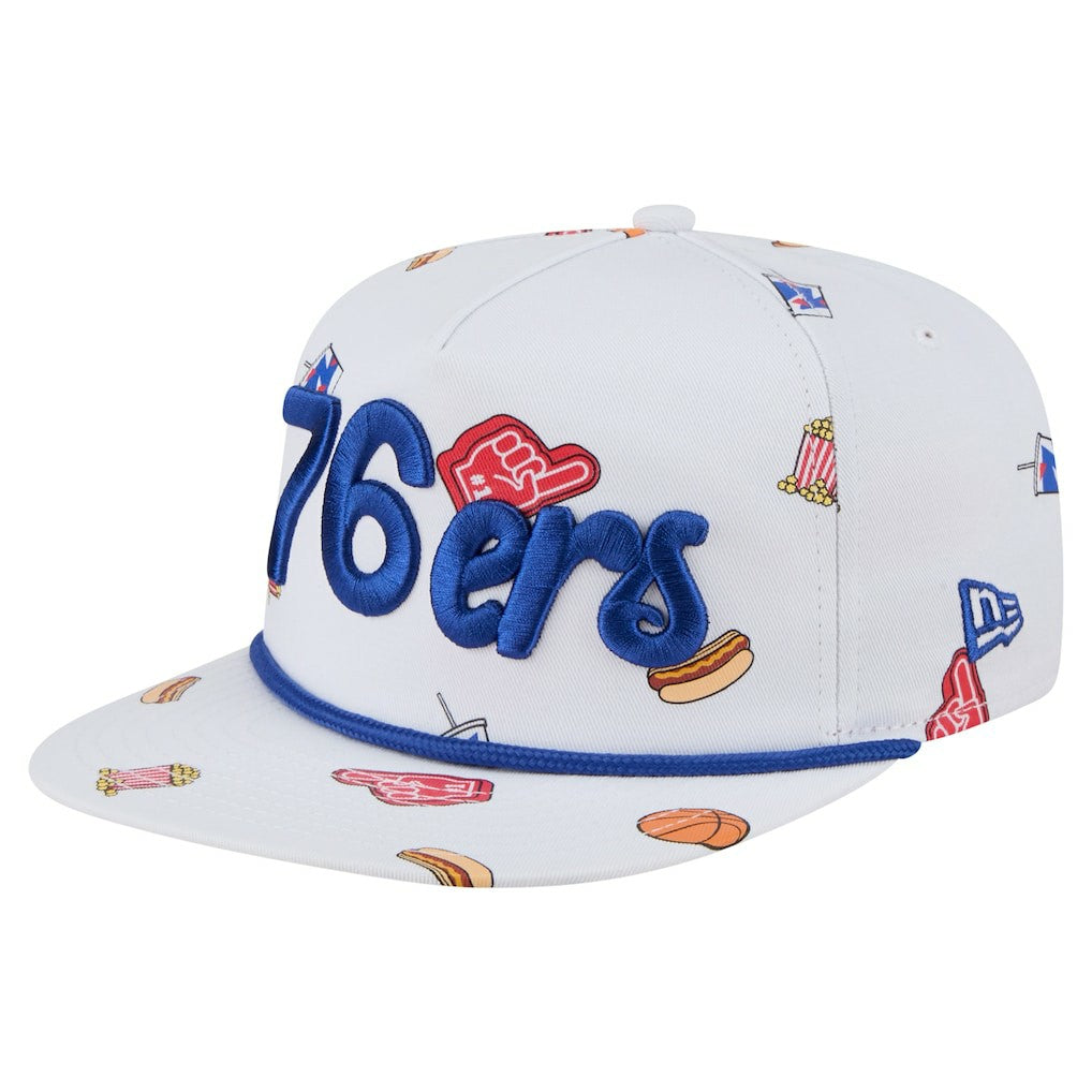 New Era Philadelphia 76ers Team Cheer Rope 19TWENTY Adjustable Hat