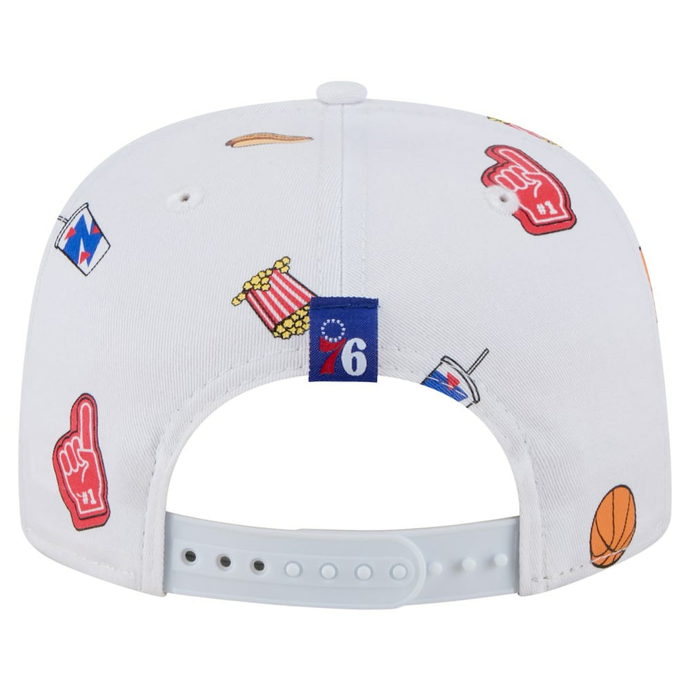 New Era Philadelphia 76ers Team Cheer Rope 19TWENTY Adjustable Hat