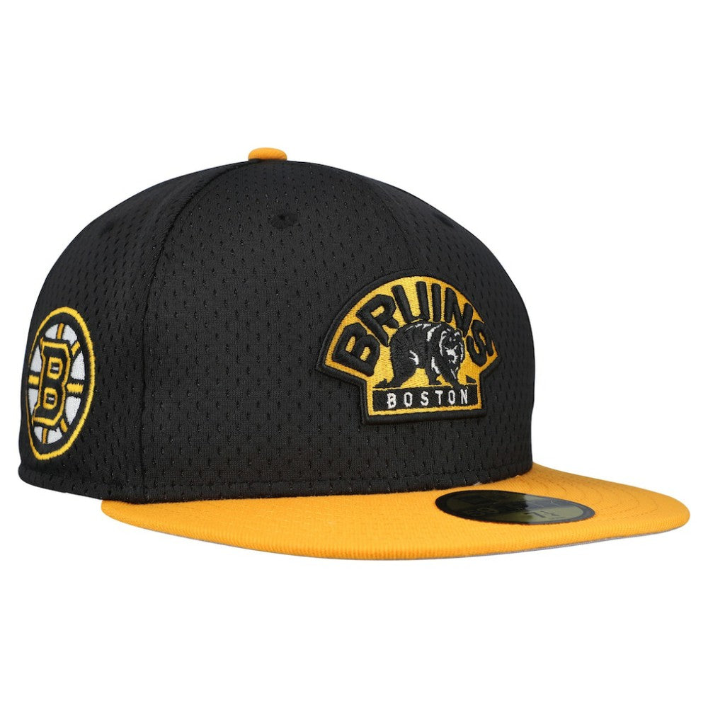 NHL Boston Bruins New Era Mesh Crown Two-Tone 59FIFTY Fitted Hat