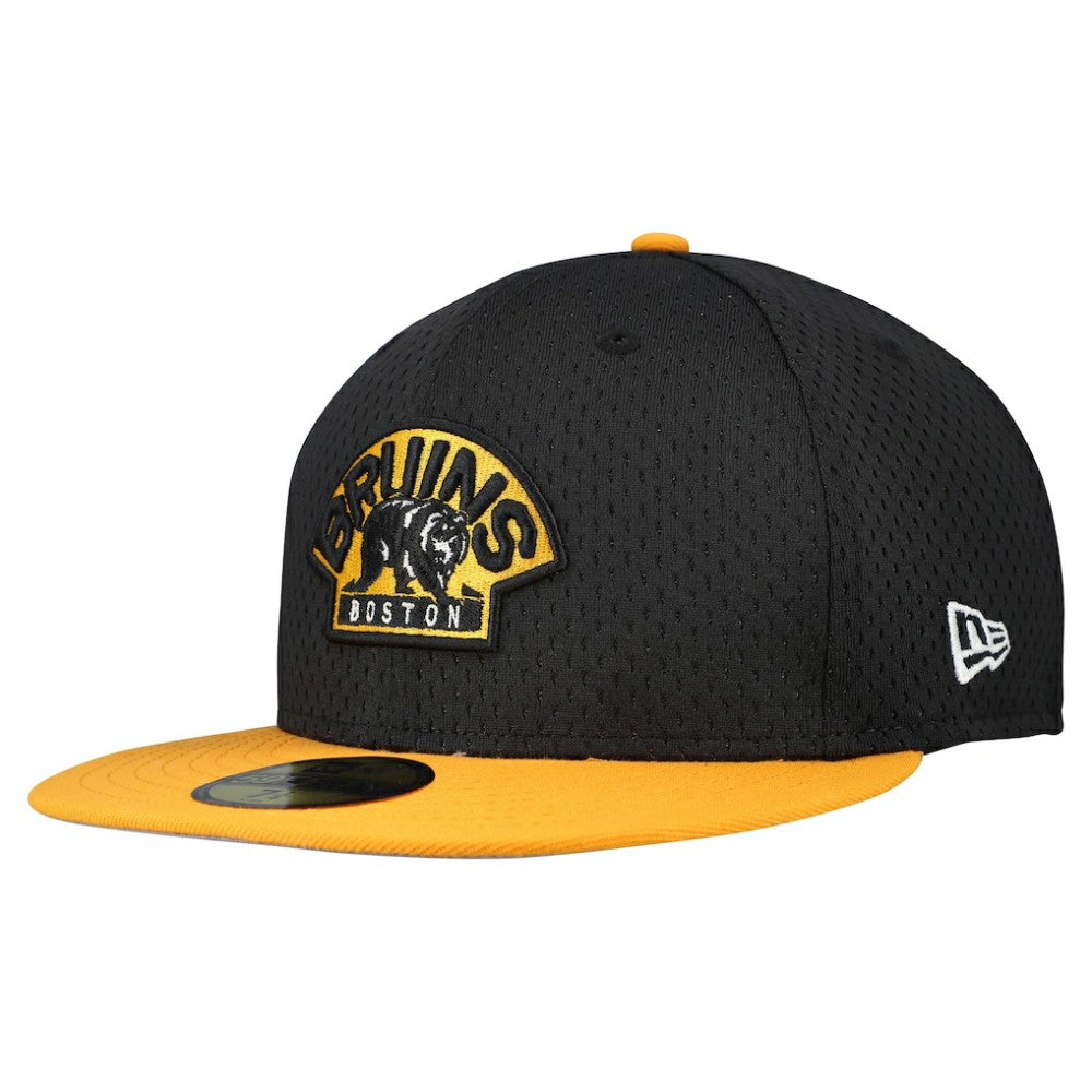 NHL Boston Bruins New Era Mesh Crown Two-Tone 59FIFTY Fitted Hat