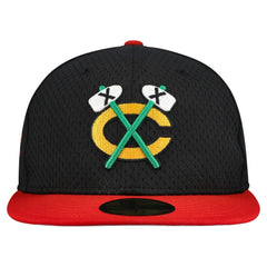 NHL Chicago Blackhawks New Era Mesh Crown Two-Tone 59FIFTY Fitted Hat