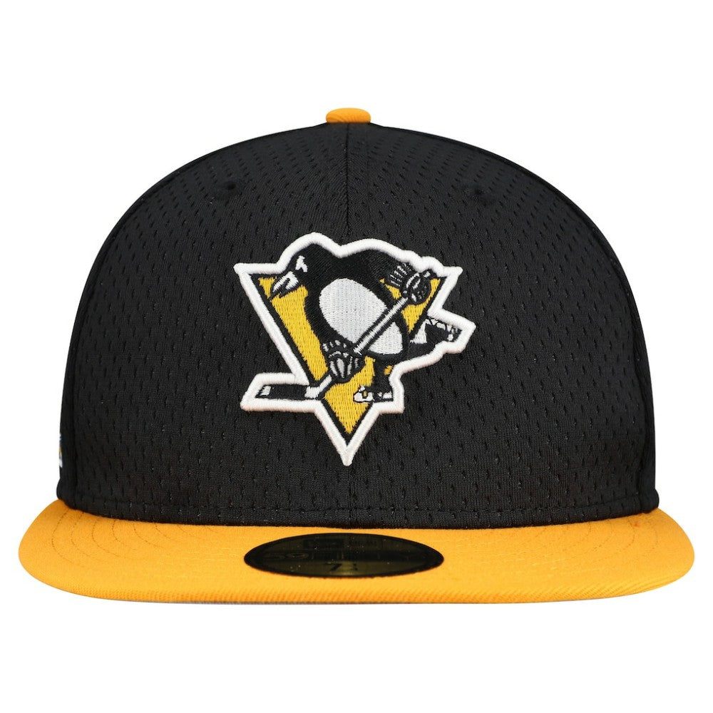 NHL Pittsburgh Penguins New Era Mesh Crown Two-Tone 59FIFTY Fitted Hat
