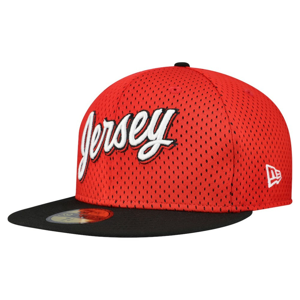 NHL New Jersey Devils New Era Mesh Crown Two-Tone 59FIFTY Fitted Hat