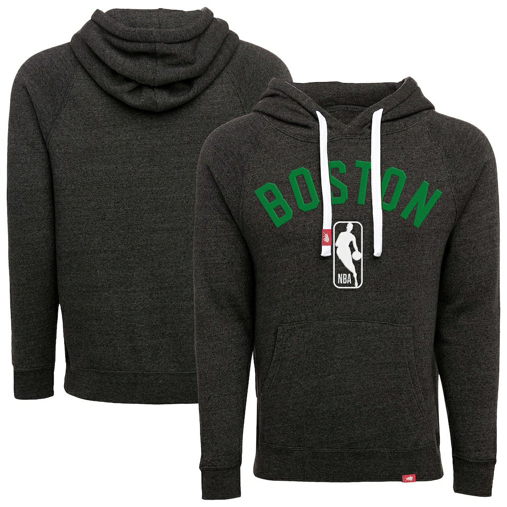 Boston Celtics Sportiqe Unisex Olsen Tri-Blend Pullover Hoodie