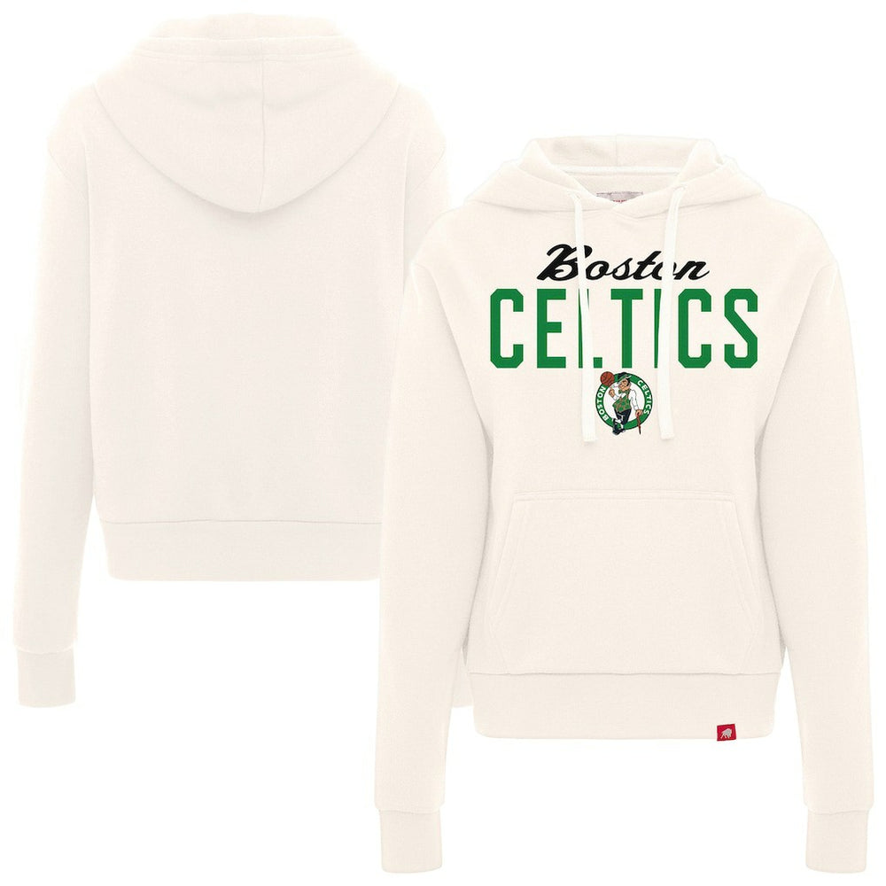 Boston Celtics Sportiqe Women's Ava Boxy Tri-Blend Pullover Hoodie