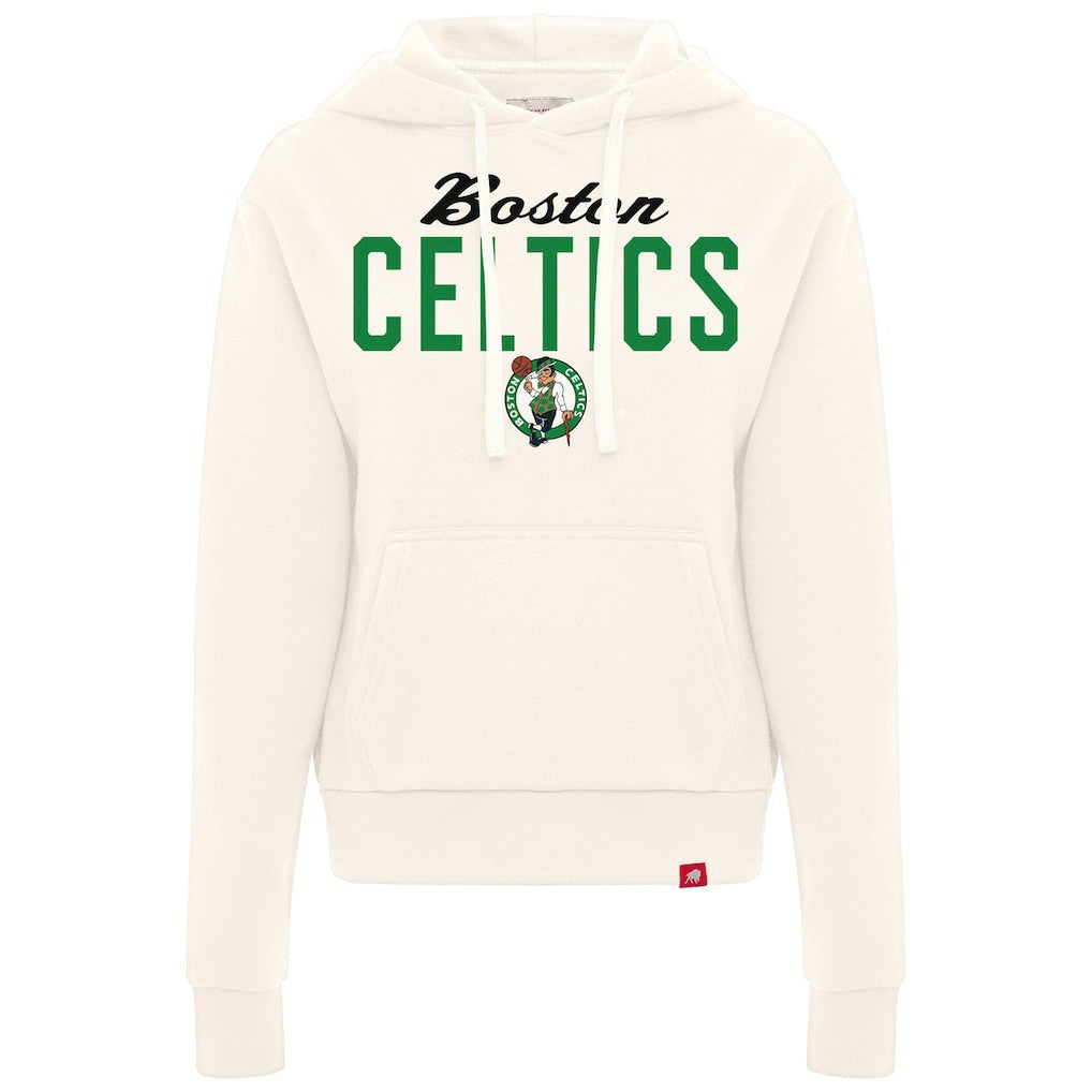 Boston Celtics Sportiqe Women's Ava Boxy Tri-Blend Pullover Hoodie