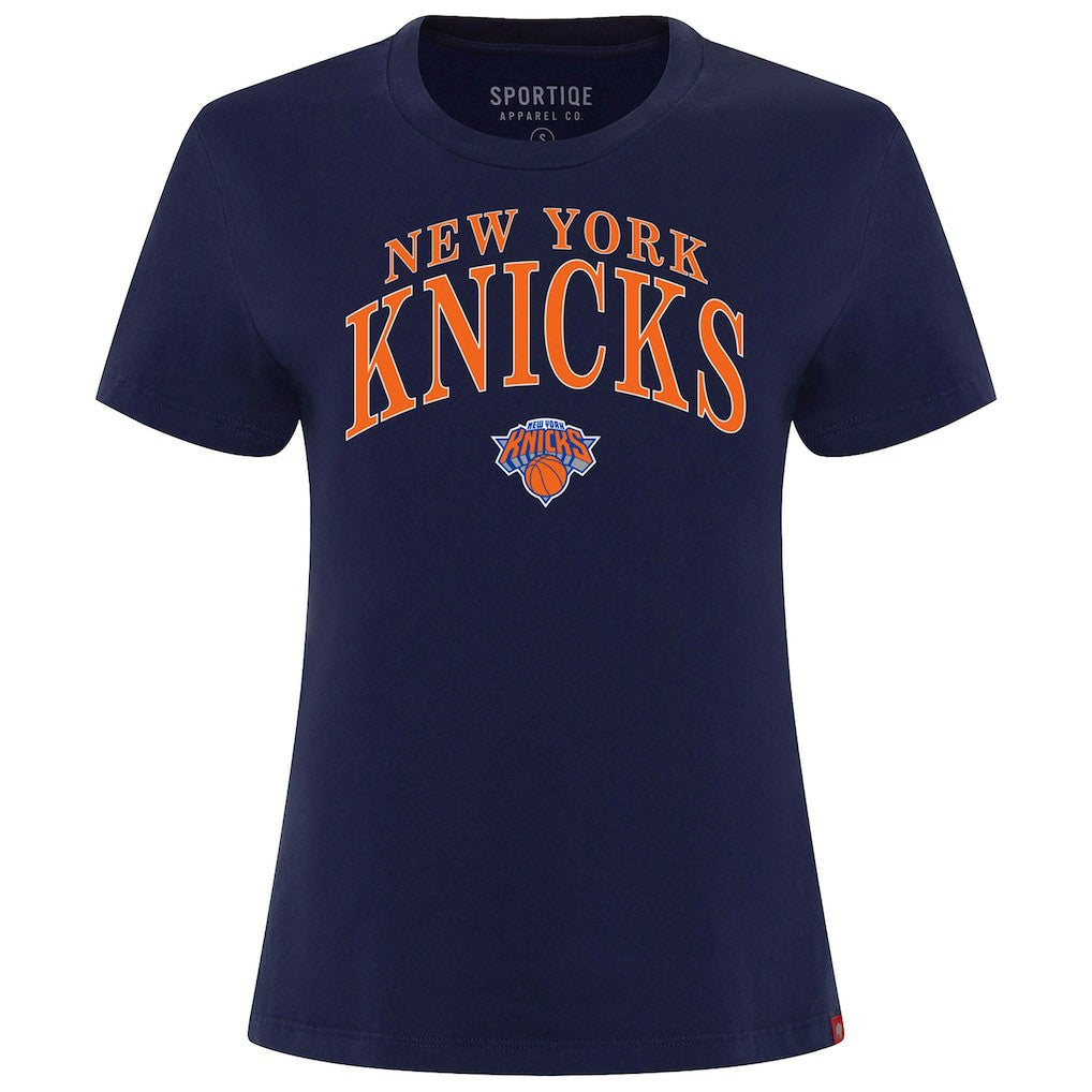 New York Knicks Sportiqe Women's Arcadia Boxy T-Shirt