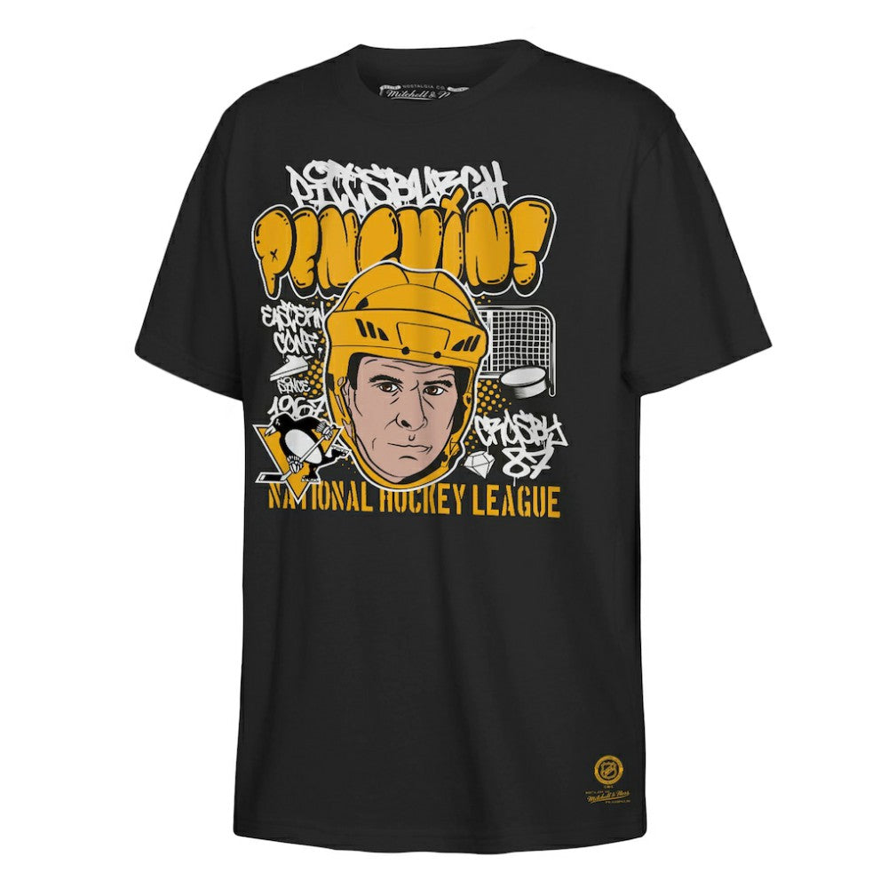 NHL Sidney Crosby Pittsburgh Penguins Mitchell & Ness Youth Caricature T-Shirt
