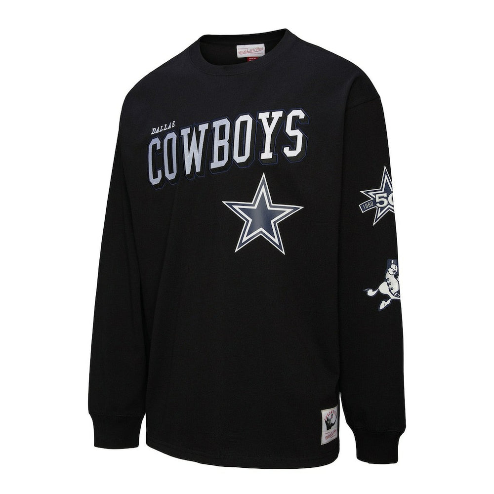 Training Camp Vintage Logos Long Sleeve T-Shirt - Dallas Cowboys T-shirts
