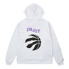 Enjoy Basketball x Toronto Raptors Unisex Hoop Enthusiast Capsule Collection Pullover Hoodie - Heather Gray for sale