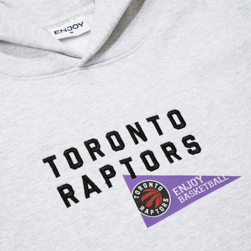Enjoy Basketball x Toronto Raptors Unisex Hoop Enthusiast Capsule Collection Pullover Hoodie - Heather Gray for sale