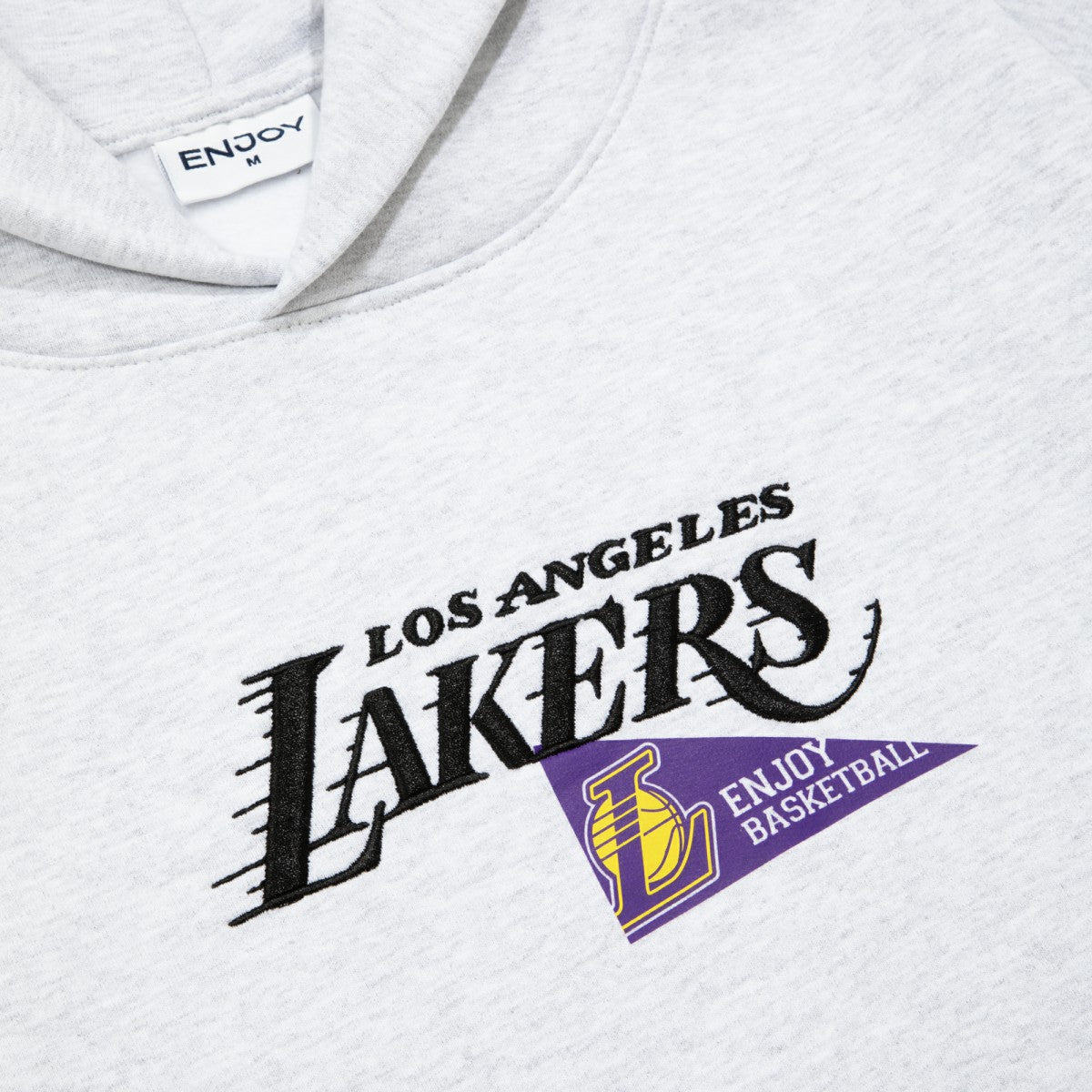 Enjoy Basketball x Los Angeles Lakers Unisex Hoop Enthusiast Capsule Collection Pullover Hoodie - Heather Gray shop