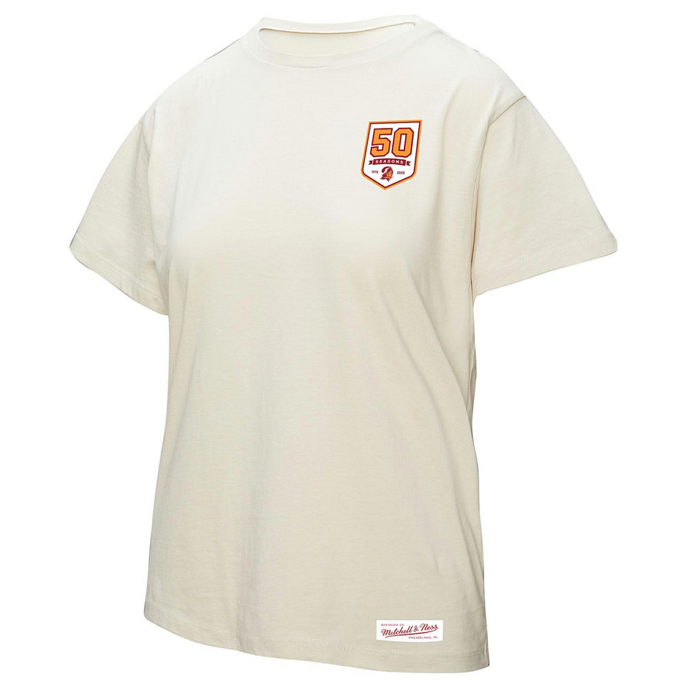 Women's 50th Season Pirate Oversized Boyfriend T-Shirt - Tampa Bay Buccaneers T-shirts
