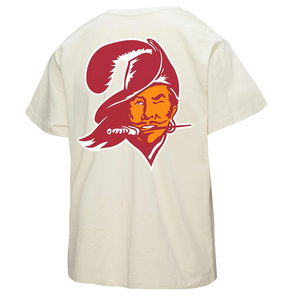 Women's 50th Season Pirate Oversized Boyfriend T-Shirt - Tampa Bay Buccaneers T-shirts
