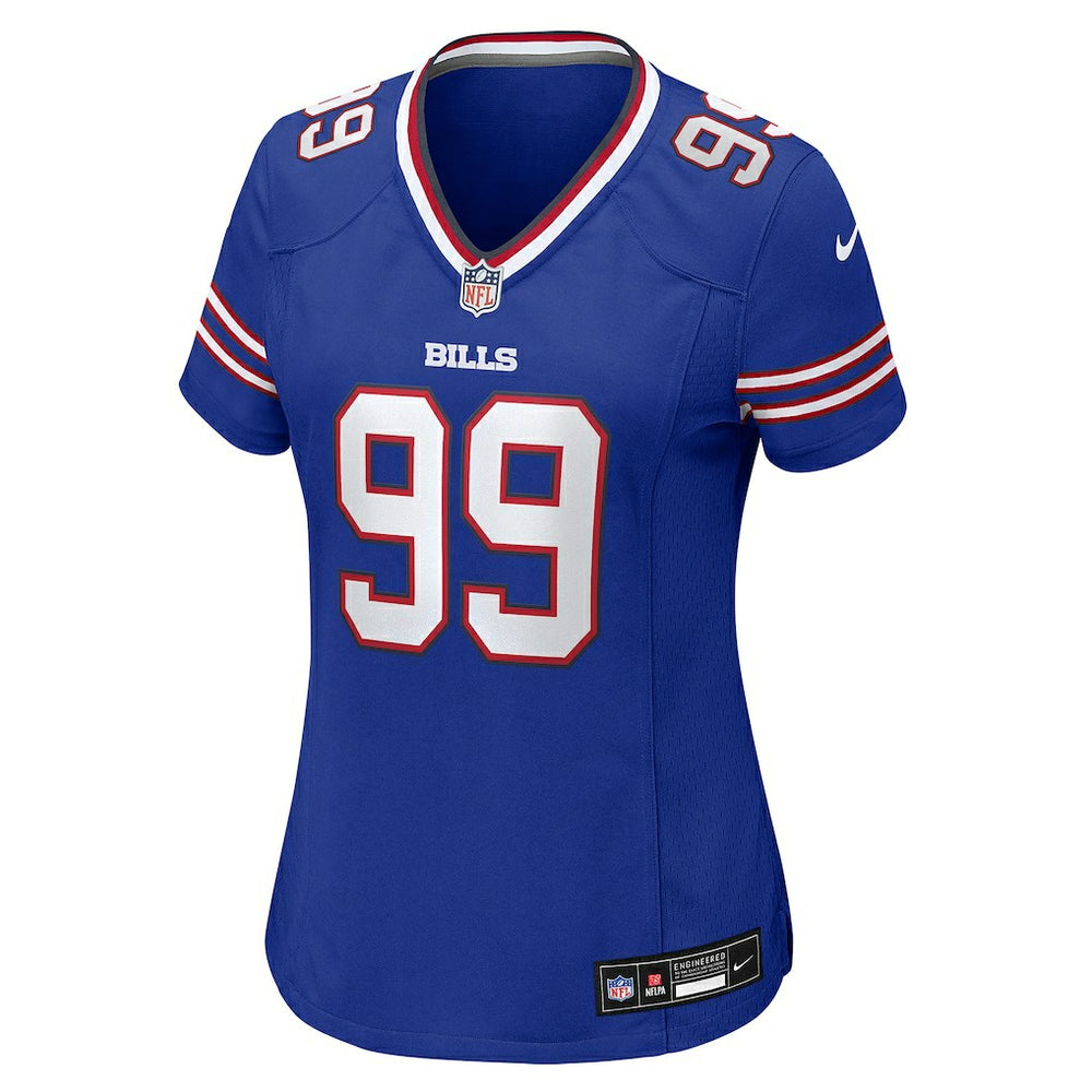 Larry Ogunjobi  Women's Team Game Jersey - Buffalo Bills Jerseys