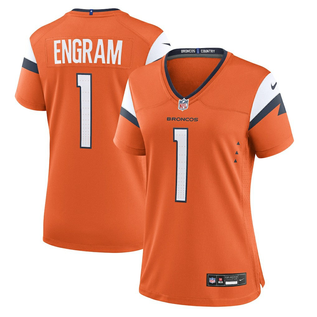 Evan Engram  Women's Team Game Jersey - Denver Broncos Jerseys