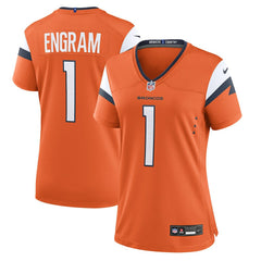 Evan Engram  Women's Team Game Jersey - Denver Broncos Jerseys
