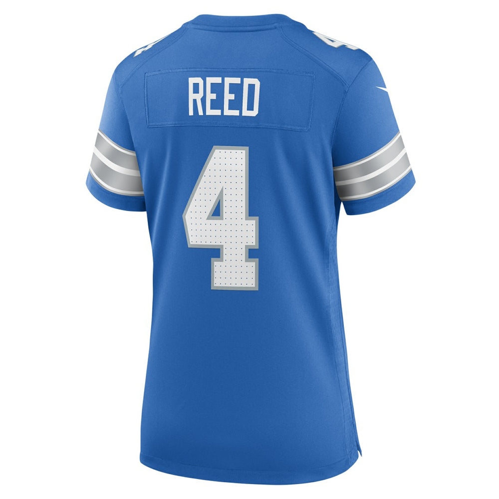 D.J. Reed  Women's Team Game Jersey - Detroit Lions Jerseys
