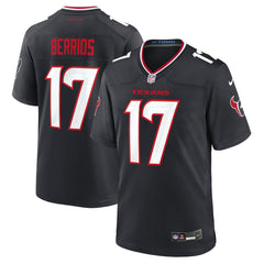 Braxton Berrios  Team Game Jersey - Houston Texans Jerseys