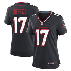 Braxton Berrios  Women's Team Game Jersey - Houston Texans Jerseys