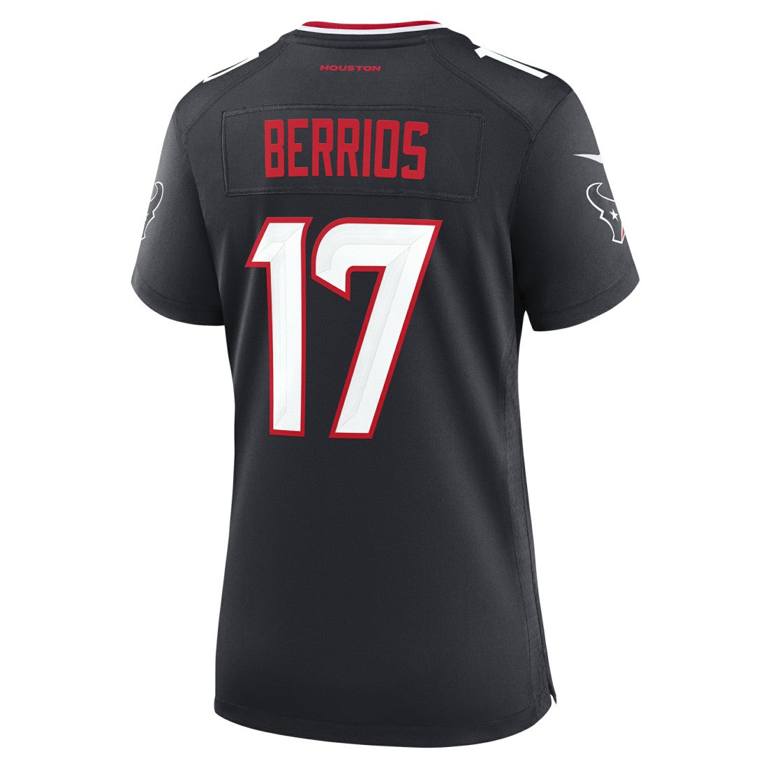 Braxton Berrios  Women's Team Game Jersey - Houston Texans Jerseys