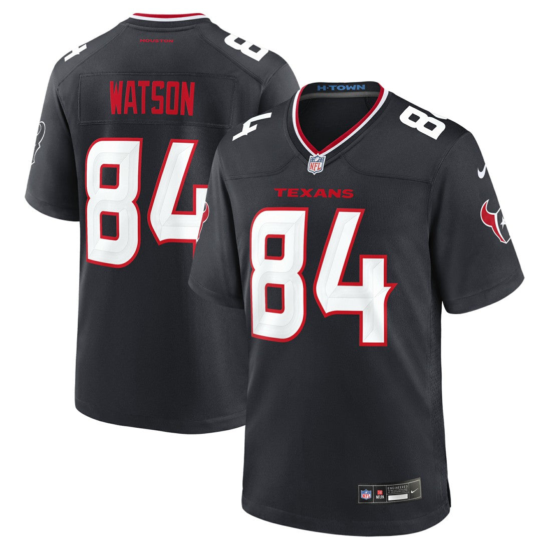 Justin Watson  Team Game Jersey - Houston Texans Jerseys