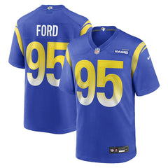 Poona Ford  Team Game Jersey - Los Angeles Rams Jerseys