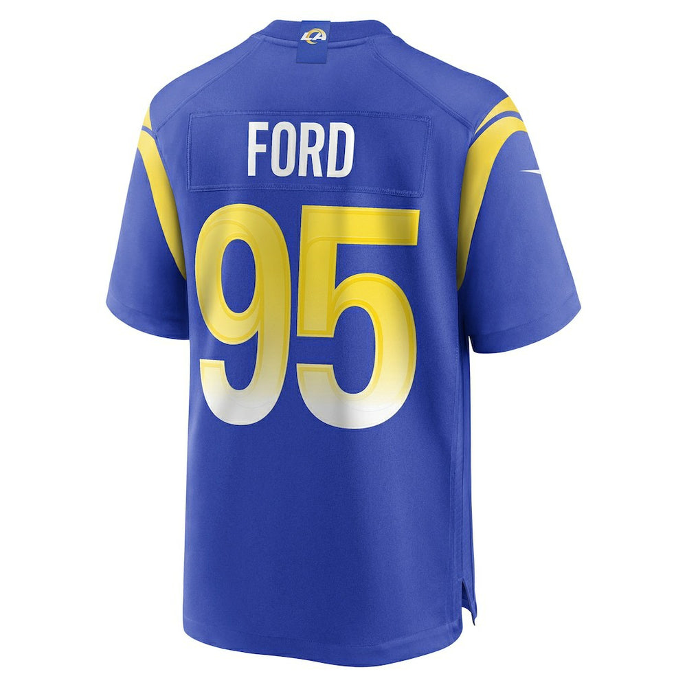 Poona Ford  Team Game Jersey - Los Angeles Rams Jerseys