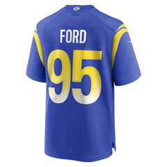 Poona Ford  Team Game Jersey - Los Angeles Rams Jerseys