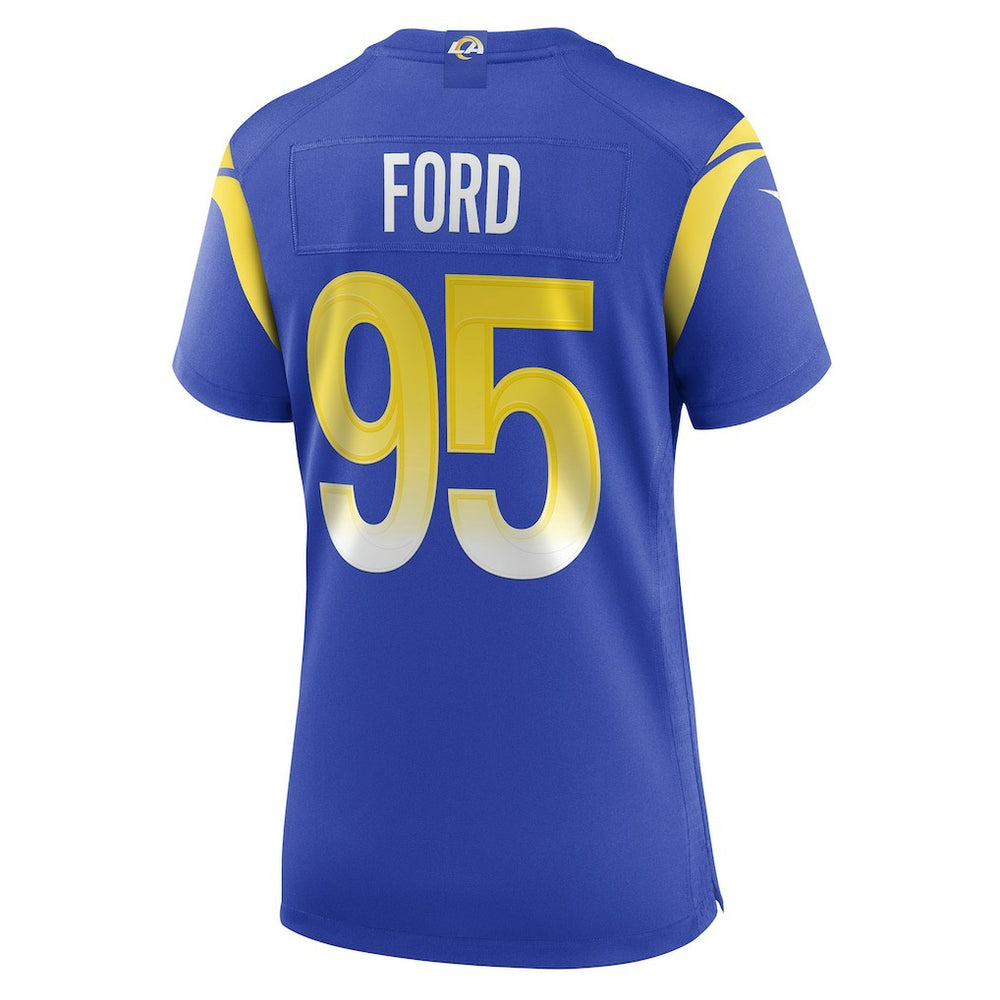 Poona Ford  Women's Team Game Jersey - Los Angeles Rams Jerseys
