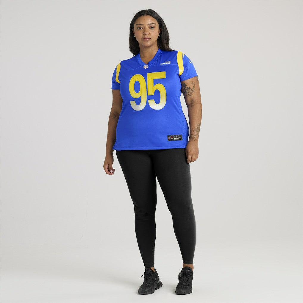 Poona Ford  Women's Team Game Jersey - Los Angeles Rams Jerseys