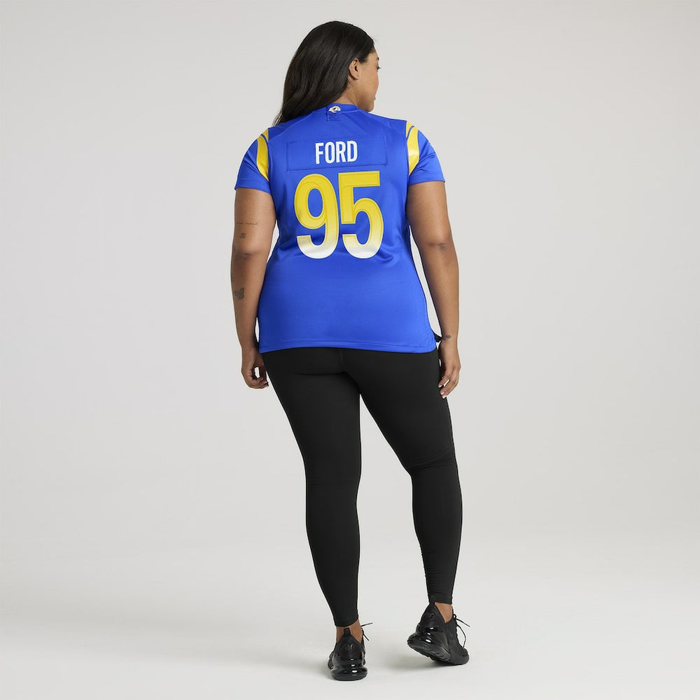 Poona Ford  Women's Team Game Jersey - Los Angeles Rams Jerseys