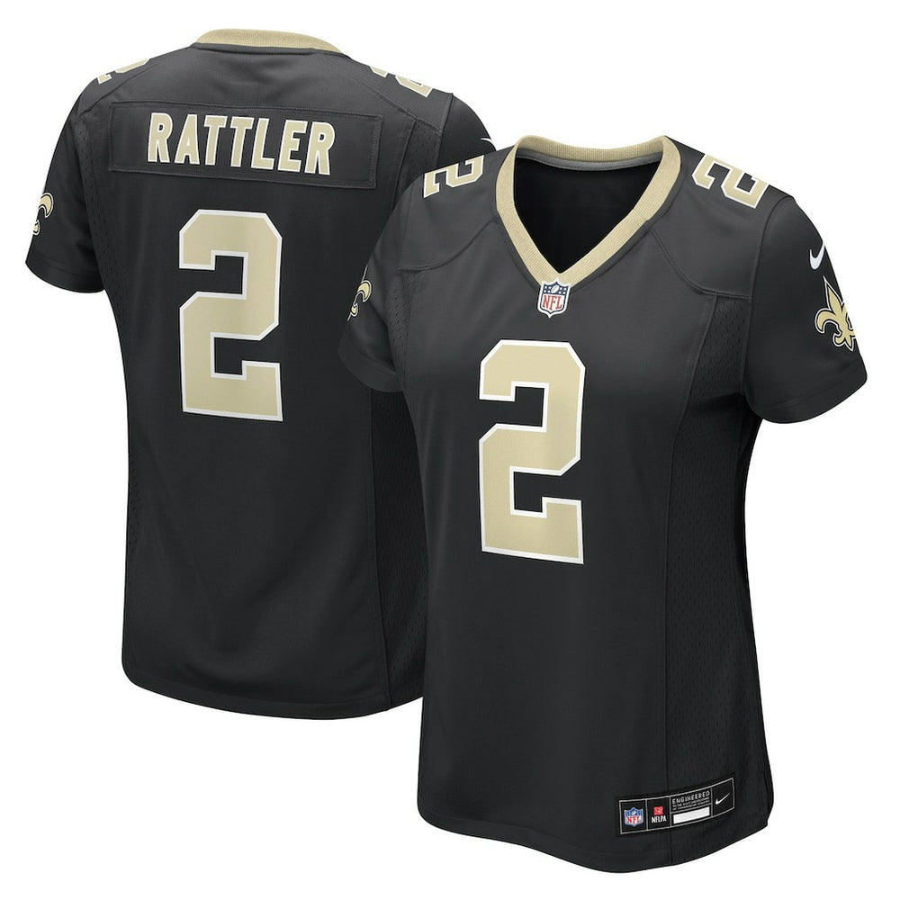 Spencer Rattler  Women's Team Game Jersey - New Orleans Saints Jerseys