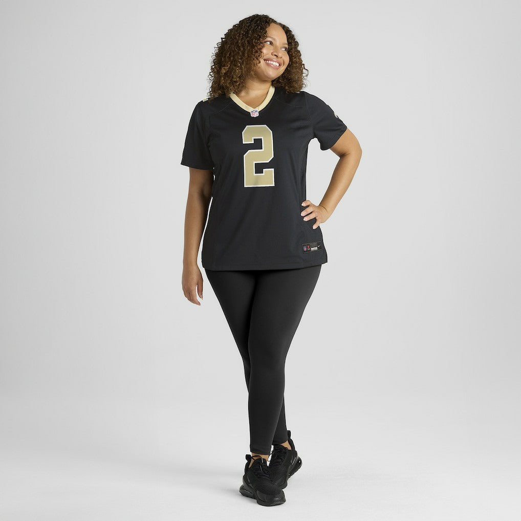 Spencer Rattler  Women's Team Game Jersey - New Orleans Saints Jerseys