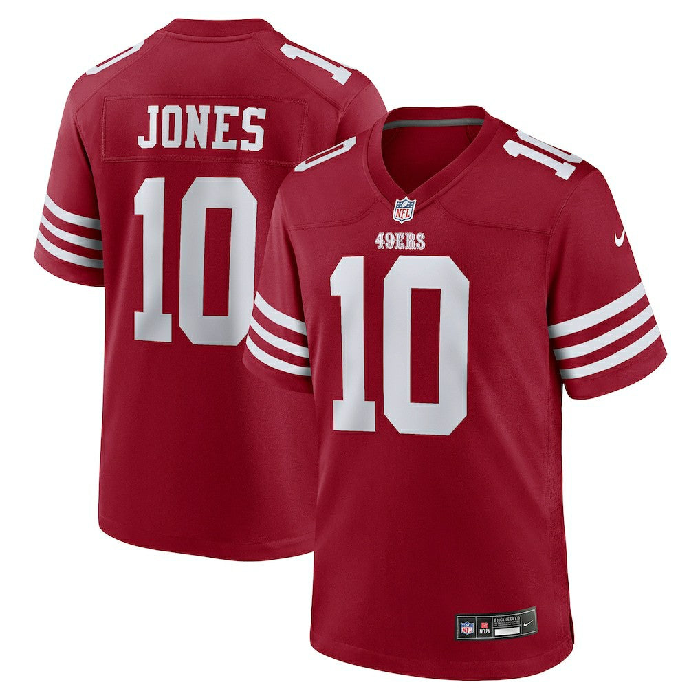 Mac Jones  Team Game Jersey - San Francisco 49ers Jerseys