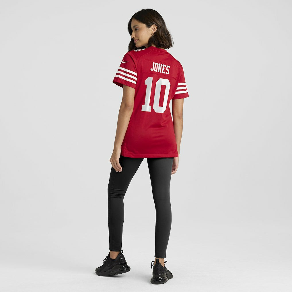 Mac Jones  Women's Team Game Jersey - San Francisco 49ers Jerseys