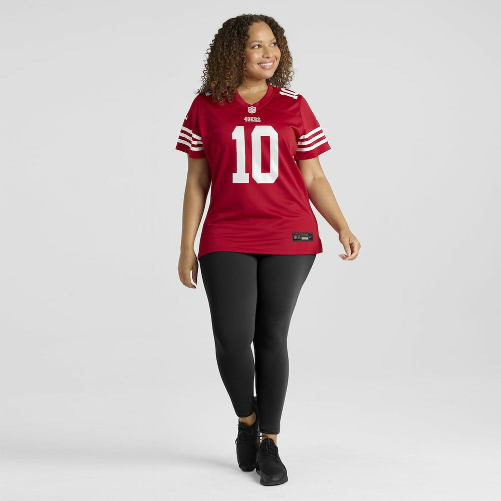 Mac Jones  Women's Team Game Jersey - San Francisco 49ers Jerseys