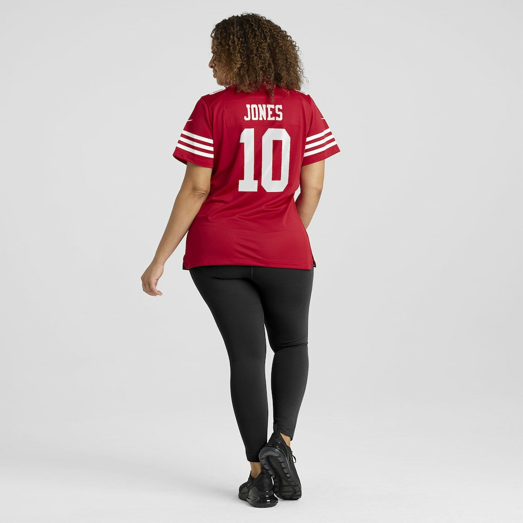 Mac Jones  Women's Team Game Jersey - San Francisco 49ers Jerseys