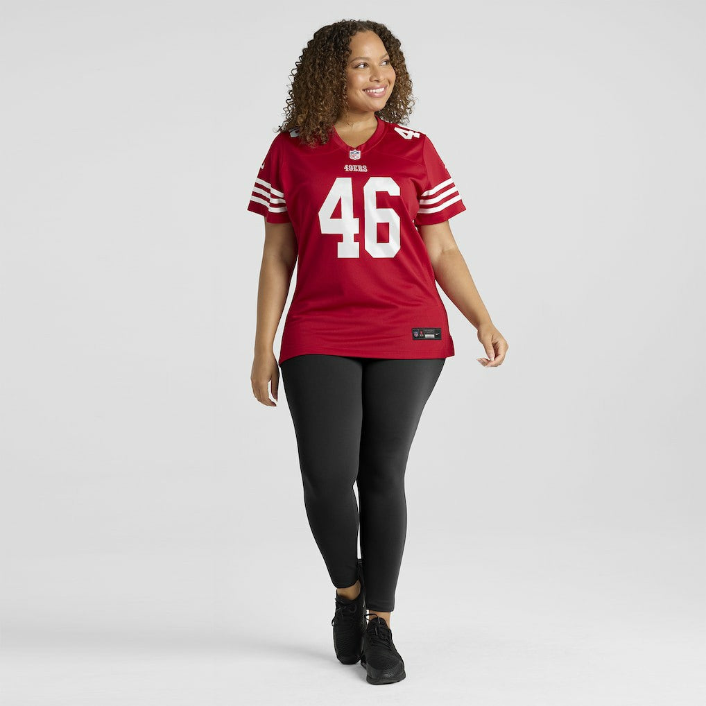 Jon Weeks  Women's Team Game Jersey - San Francisco 49ers Jerseys