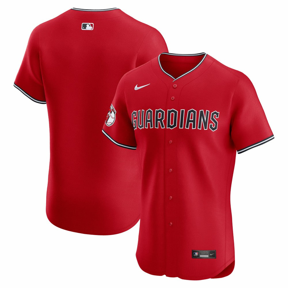 Red Cleveland Guardians Nike Alternate Elite Jersey