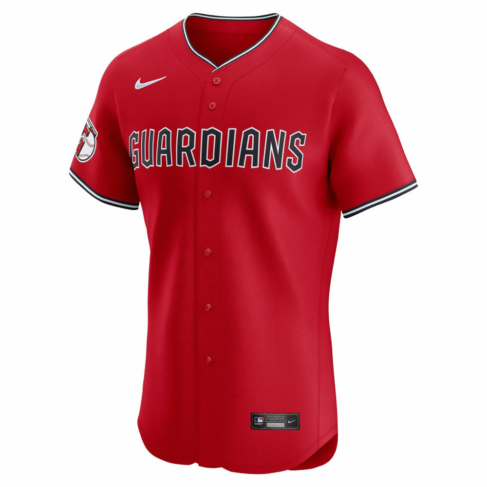 Red Cleveland Guardians Nike Alternate Elite Jersey