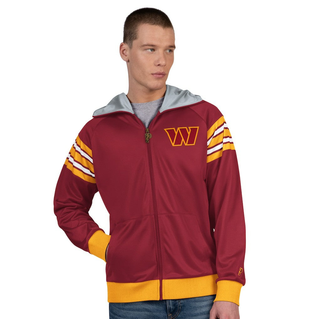 Pro Player Helmet Full-Zip Hooded Track Jacket - Washington Commanders Jackets
