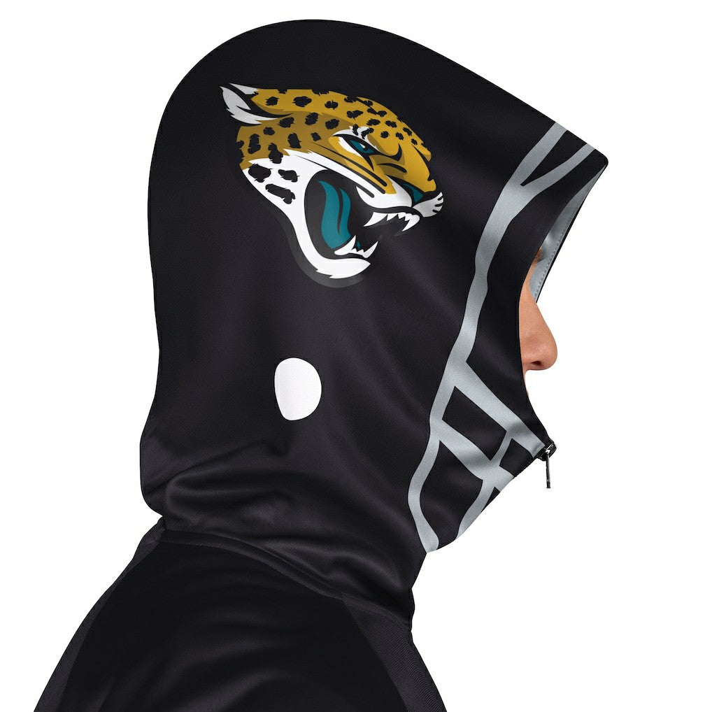 Pro Player Helmet Full-Zip Hooded Track Jacket - Jacksonville Jaguars Jackets